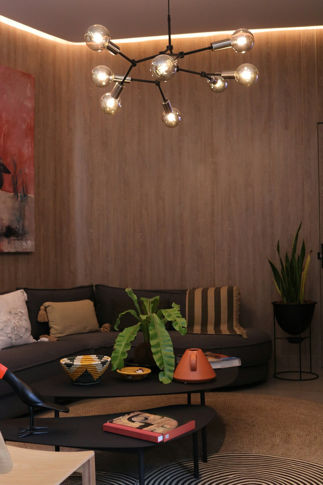 smart light bulbs in living room
