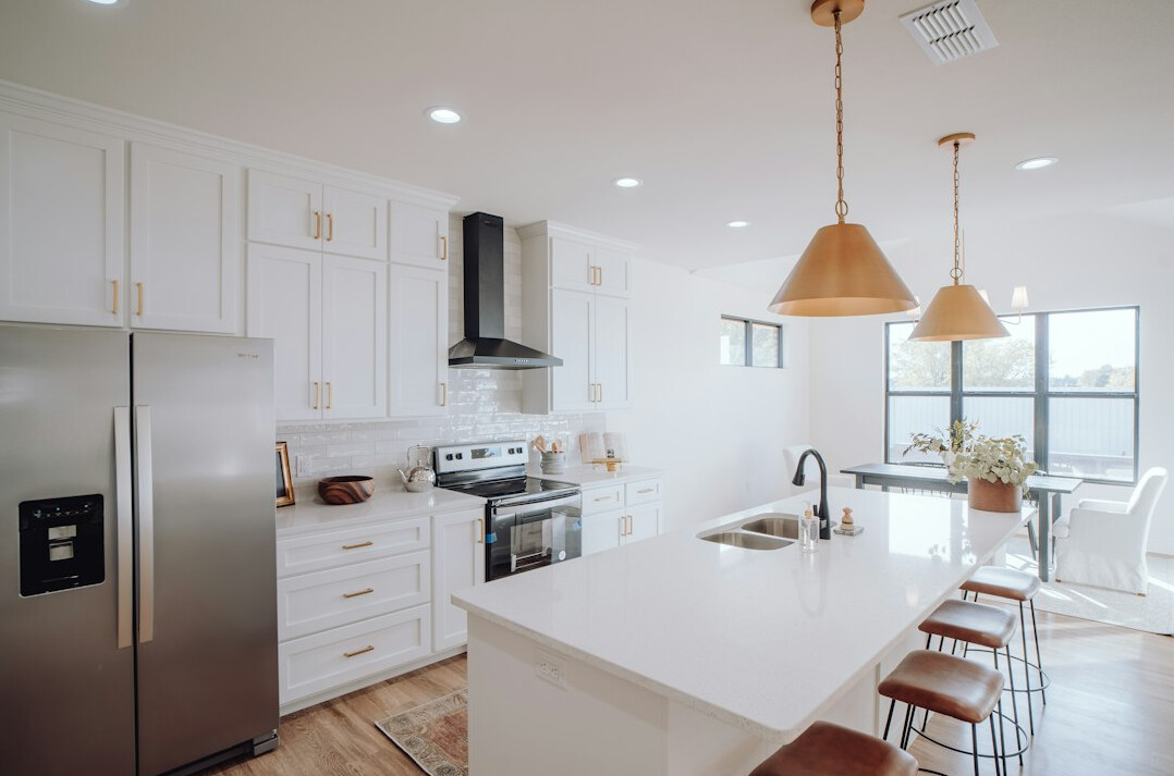 modern kitchen with smart appliances